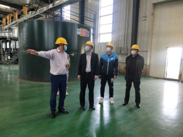 大連市安監(jiān)局到我司現(xiàn)場(chǎng)服務(wù)指導(dǎo)